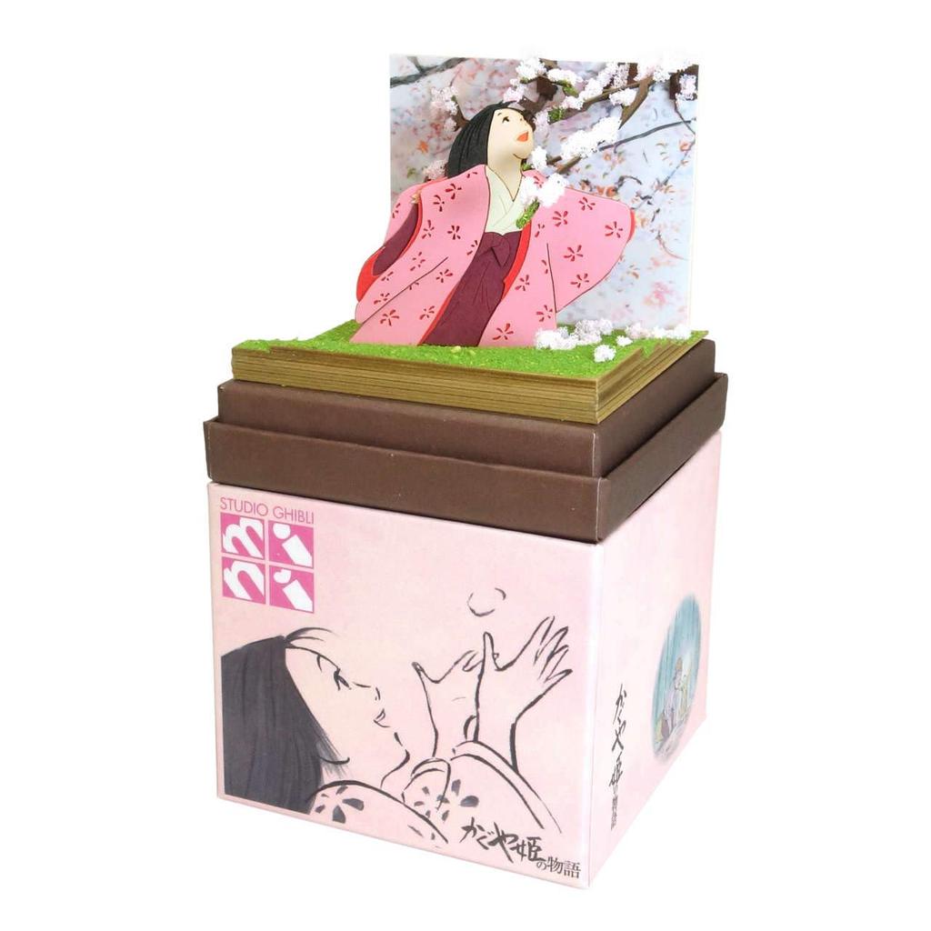 Sankei Studio Ghibli Mini: The Tale of Princess Kaguya - Under the Mountain Cherry Tree Paper Craft MP07-108