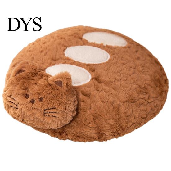 Kids Room Decor Pillow Plush Animal Seat Cushion, Sheep Cat Mouse Round Chair Pad, Memory Foam Pad Floor Sitting Cushion for Home Living Office