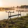 3 Rod Holder Stand Collapsible Telescopic Fishing Rack Adjustable Height