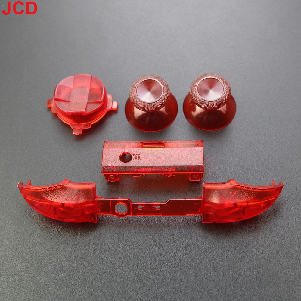 5in1 For Xbox Series X S Controller LB RB Button Strip Middle BaffleStrip Cross Direction Keys Analog Joystick Cap D-Pad Button
