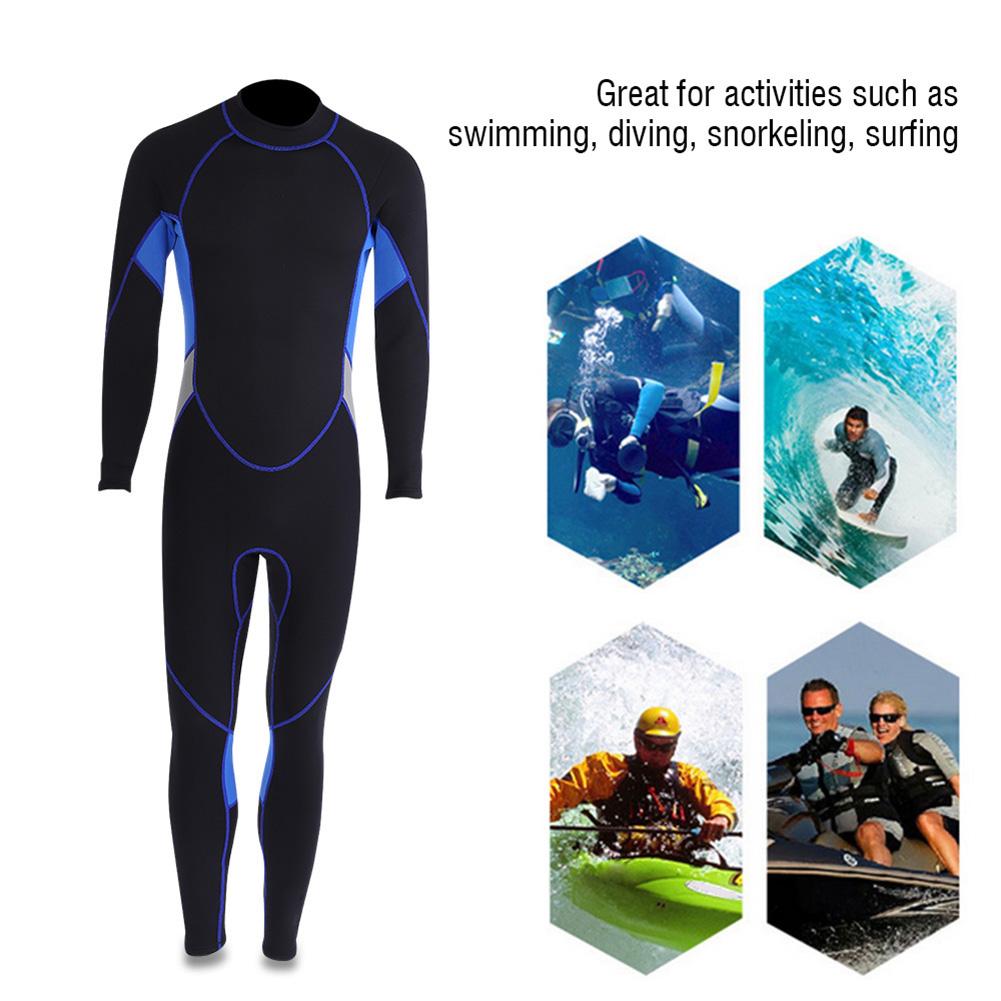 3mm Long sleeved Pants Thermal Thickened Swimming Snorkeling Diving Suit SurfingWetsuit