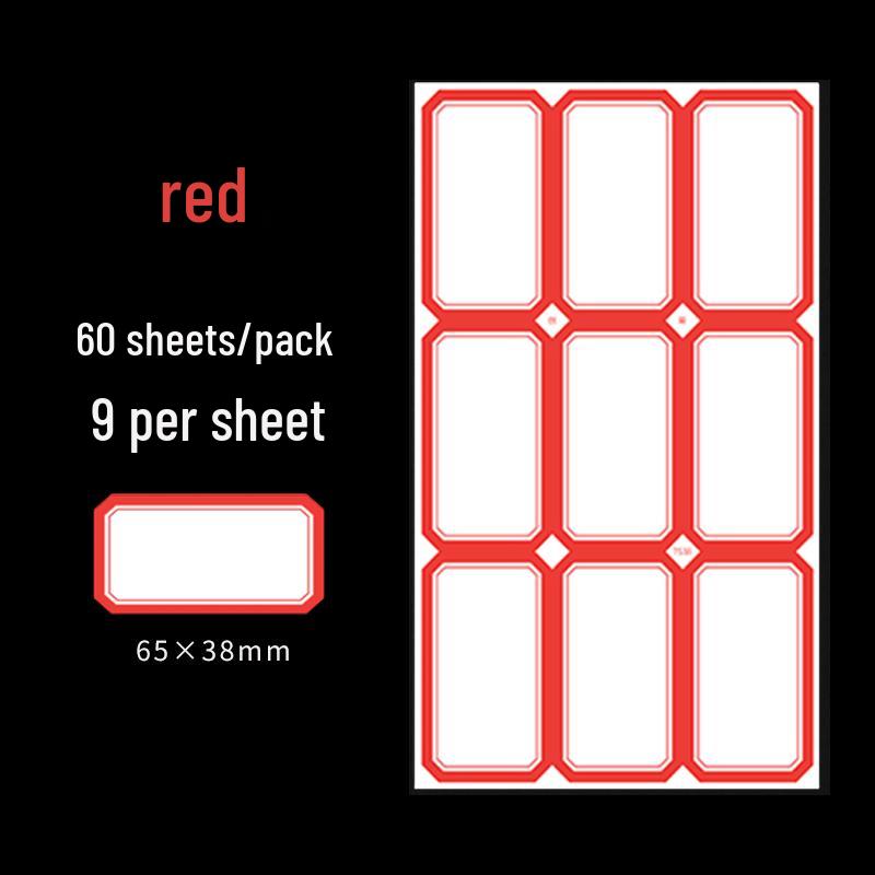 Vodotěsné, Ručně psací, Samolepicí jmenovky a klasifikační štítky