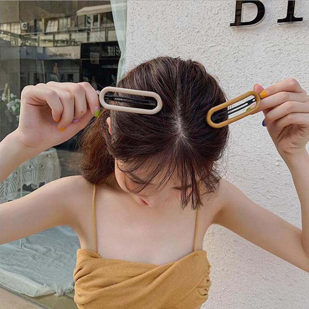 Korean Big Hair Clips For Women Girl Fashion Hairgrips Solid Color Plastic Hairpins BB Barrette Hair Accesories Headwear