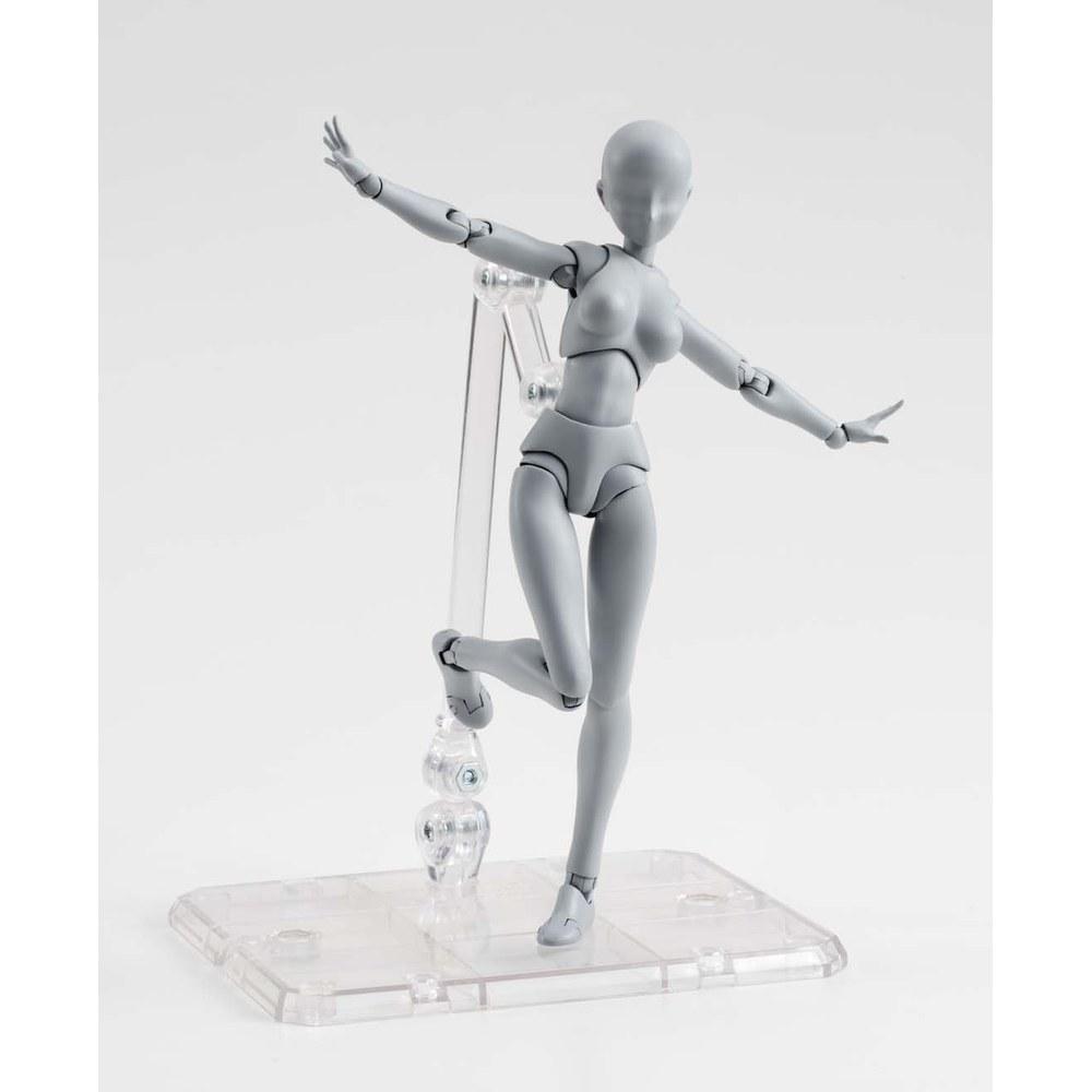 Tamashii Nations S.H. Figurearts Body-chan DX Set Gray Color Ver. Movable Figure 135mm ABS PVC