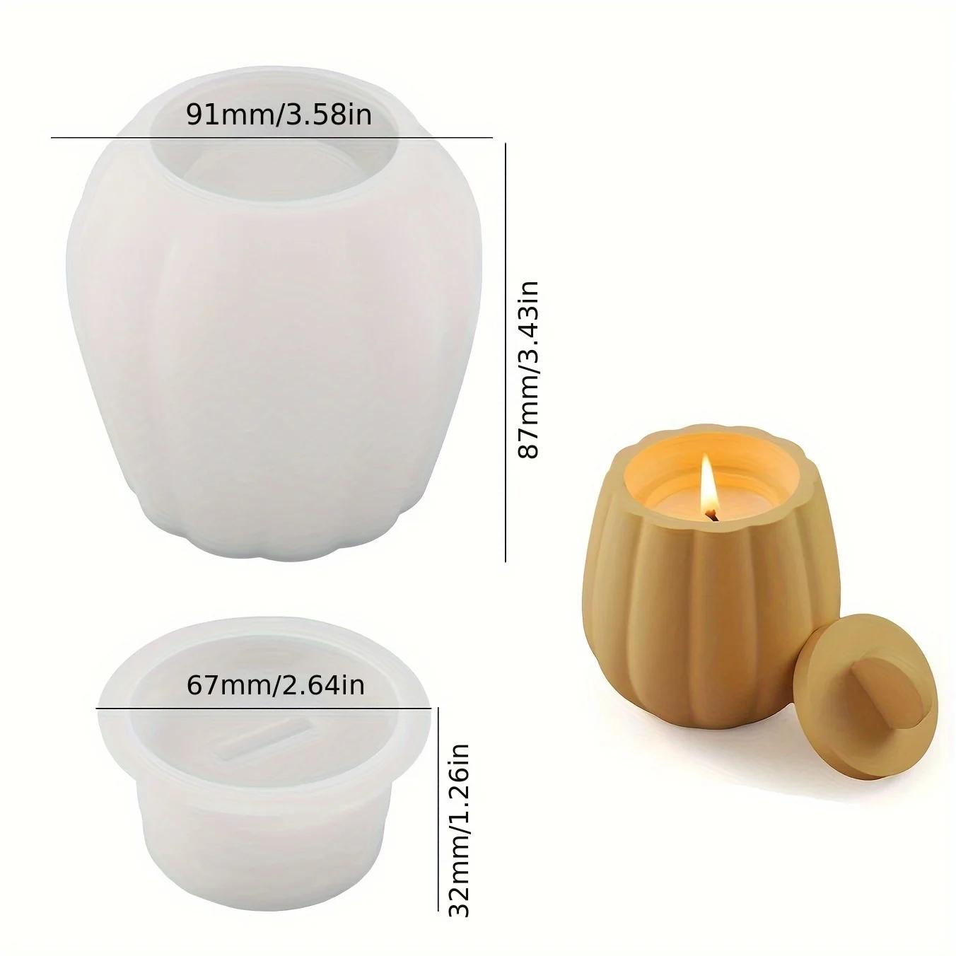 

Top Quality DIY round Candle Jar Silicone Mold with Lid for Craft Making Jewelry Storage Box Epoxy Resin Vase Casting Molds Home