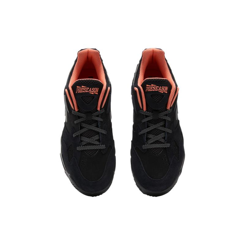 Reebok Preseason 94 Low Top Vintage Basketball Shoes Unisex Black Sneakers 100205105