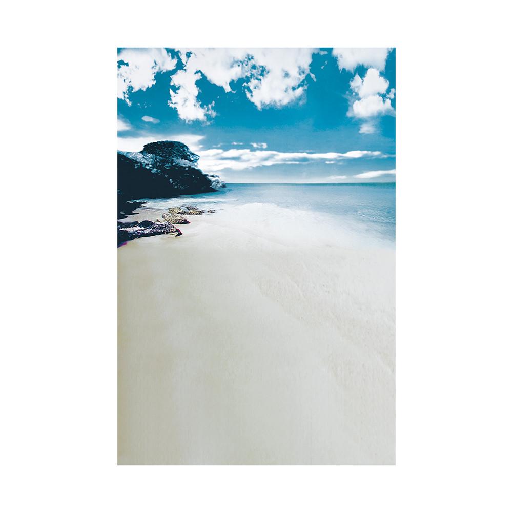 Sommer Meeresstrand Fotografie Hintergrund Tropischer Ozean Palme Sand Malerischer Hintergrund für Fotostudio Porträt Videoaufnahme Party Dekoration Requisiten