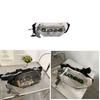 Pvc Transparent Shoulder Bag For Women With Letter Design And Zipper Closure