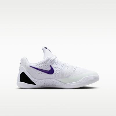 Kids' Sneakers Nike Kobe 9 EM Low TB White Court Purple (GS) White/Court Purple/White