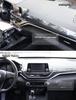 Teana Steering Wheel and Console Peach Wood & Carbon Fiber Interior Stickers