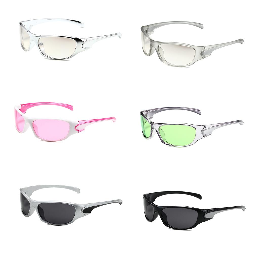 Futuristic Sunglasses Girls Vintage Lens Glasses Teenagers Hiphop Trend Nightclub Party Sunglasses for Adult Teens