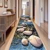 1Pcs Pebble Print  Soft Kitchen Rug Anti-Fatigue Kitchen Rug Waterproof Non-Slip Rugs Set Runner Rug Bedside Rug Absorbent Carpet For Kitchen