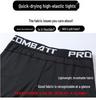 Men's Quick-Dry Elastic Sports Shorts - Breathable Compression Pants for Basketball, Running, Training, and Fitness.