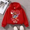 Spring and Autumn Children's Fashion Hoodie with Cartoon Animation Pattern Printing