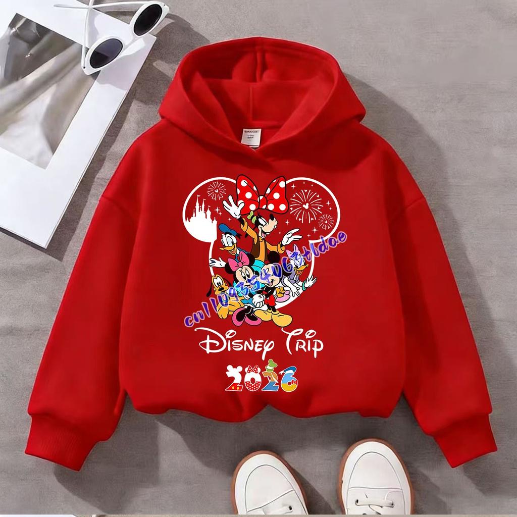 Spring and Autumn Children's Fashion Hoodie with Cartoon Animation Pattern Printing