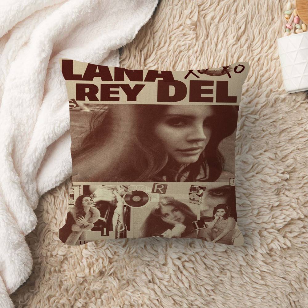 Singer LLana DDel RRey Pillow Gifts Home Office Furnishings Bedroom Sofa Car Cushion Cover case xcm