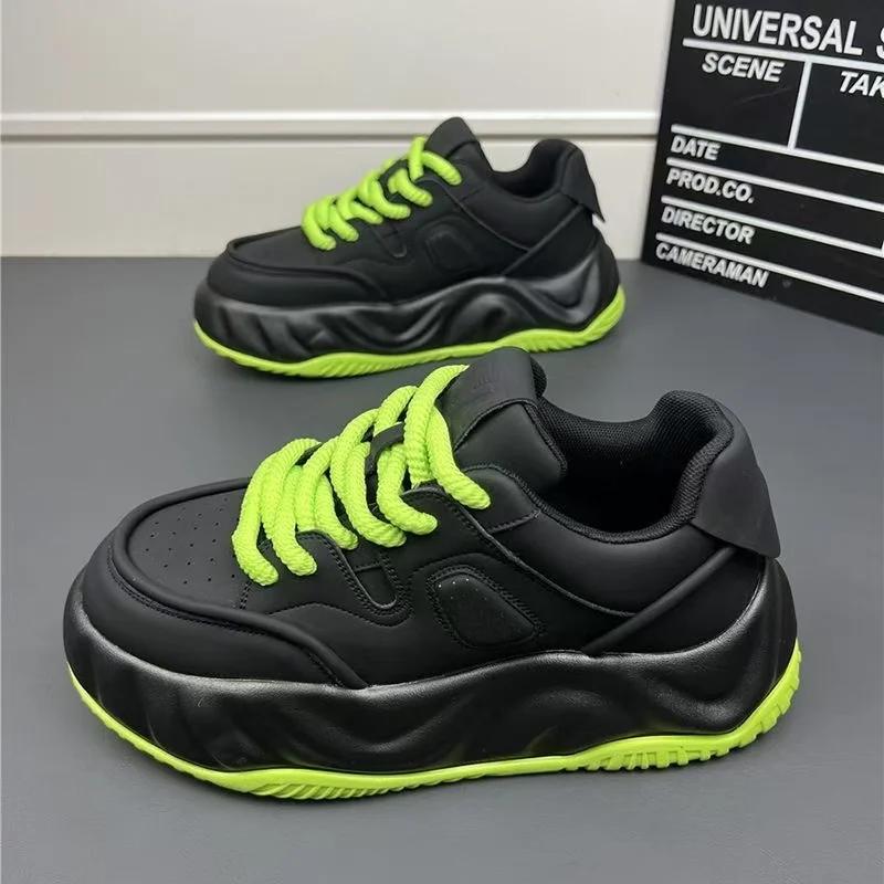 Дизайнерские мужские туфли нового стиля с цветными блоками — фото 16