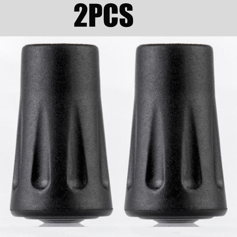 Stay Safe On Your Hiking Trip with Rubber Trekking Pole Tip Covers 2/4Pcs