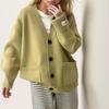 Autumn Women Sweater Knitting Basic Fashion Cardigan Long Sleeve Loose Casual Show Thin Coat