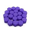 Nut Cap, Nut Cover, Wheel Nut Cap, 0.7 Inch (19 Mm), Purple, Silicone, Pack of 20