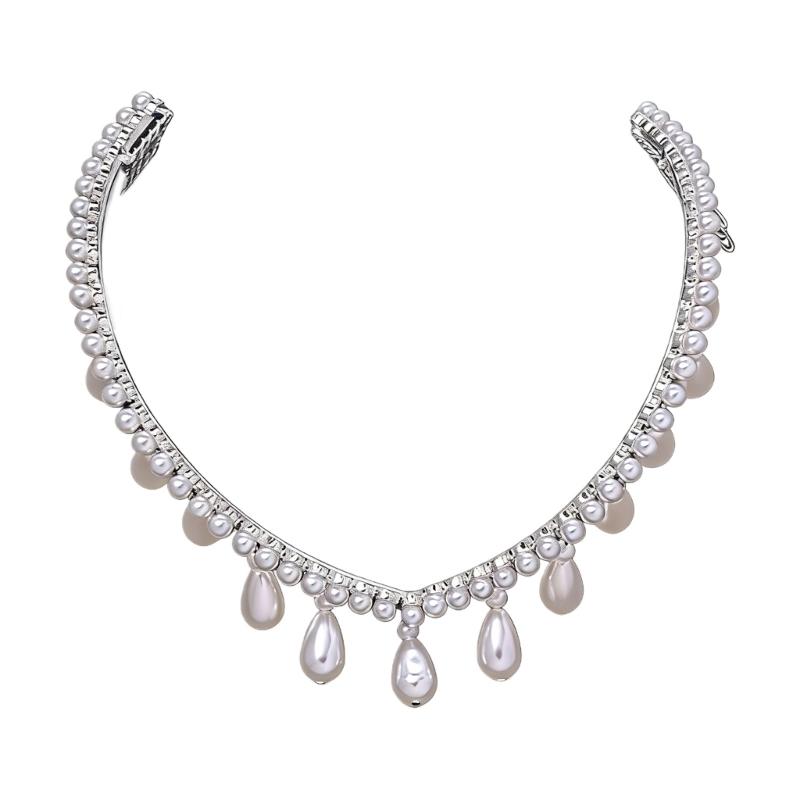 

Secure Pearls Hair Clip Nonslip Suitable for Dancing Sports Ensuring Firm Hold Hair Stays in Place During Movement 1