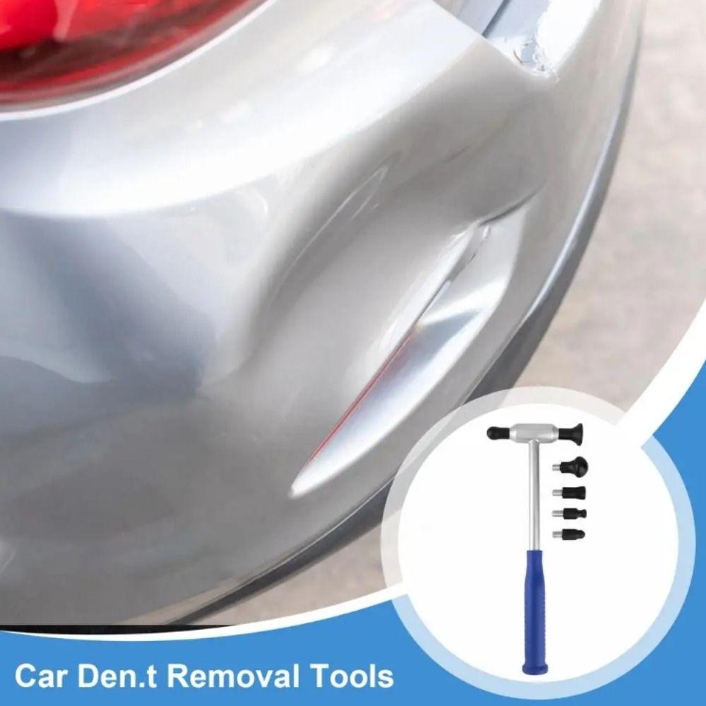 6 Replacement Heads Car Hammer Auto Body Dents Repair Kit Removal Tools Automotive Accessories