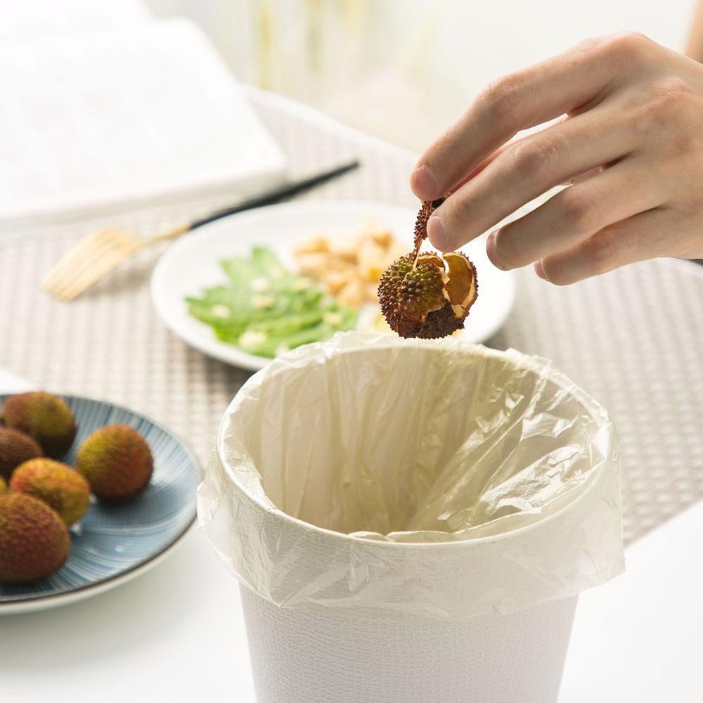 120Pcs/4rolls Small Garbage Bags Roll Disposable Car Trash Waste Bag for Desktop Trash Can