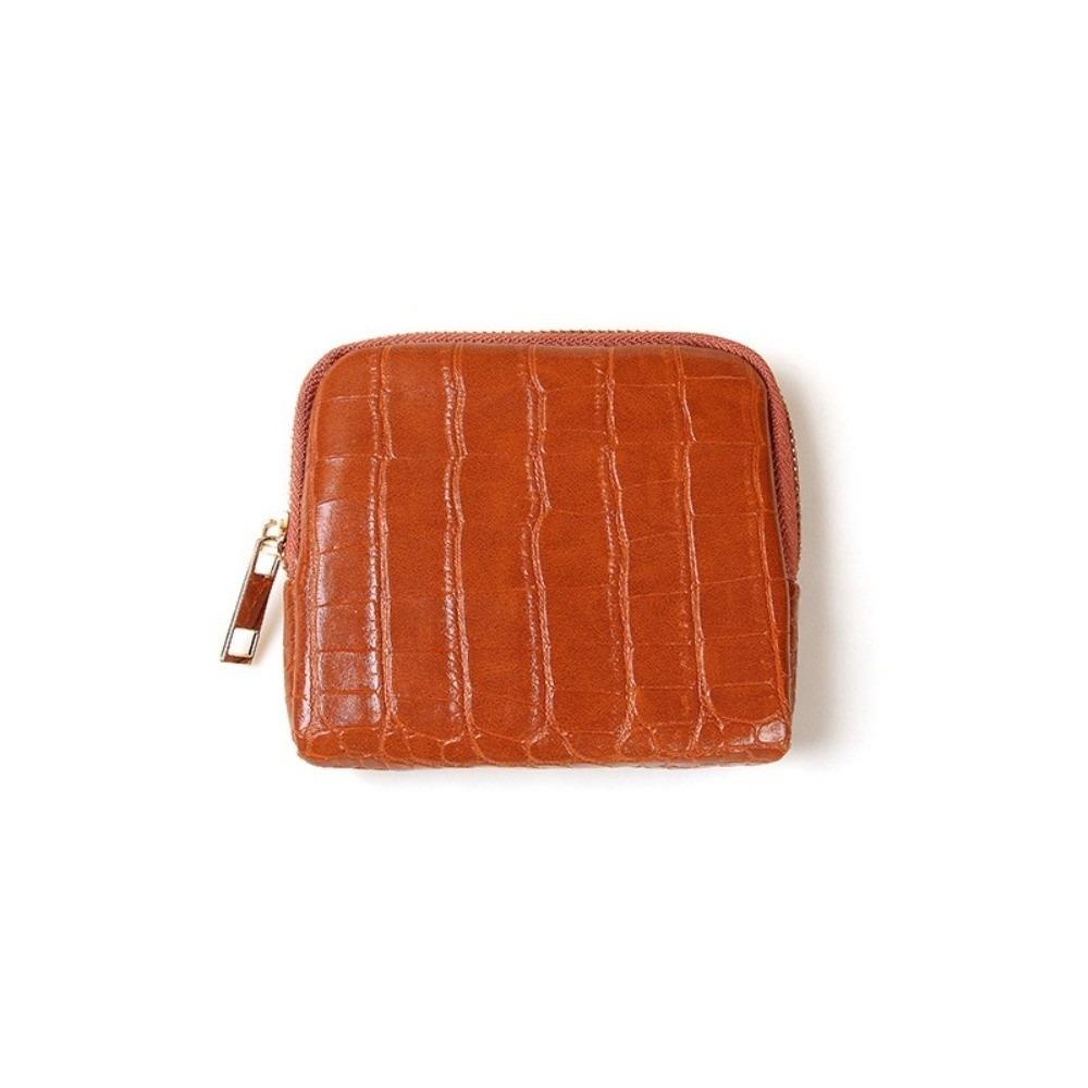 

PU Leather Jewelry Packing Bag Solid Color Jewelry Holder Portable Jewelry Storage Case Earrings коричневый