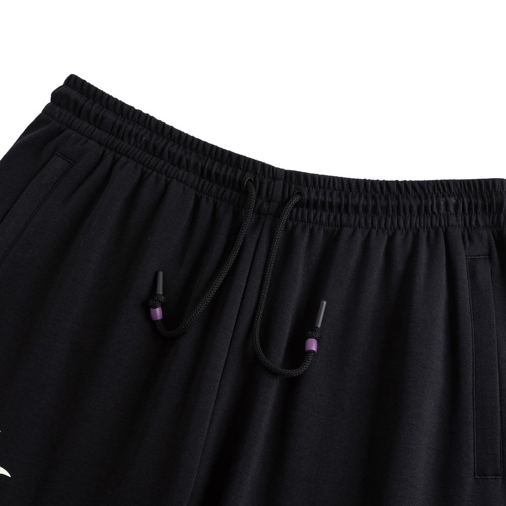 Anta Basketball Series Kyrie Series Casual Trendy Comfortable Fashion Versatile Knitted Sports Long Pants Unisex bottoms Black 172621318-1