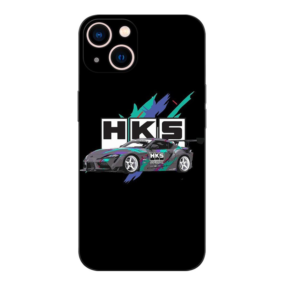 Schwarzes TPU-Gehäuse für Realme 2 3 3i 5i 5s 6s 7i 6 7 8 8i pro 4g 5g Abdeckung HKS Supra 2JZ