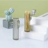 Portable Transparent Mini Storage Box Travel Toothpick Cotton Swab Box Holder Small Object Storage Case Outdoor Travel