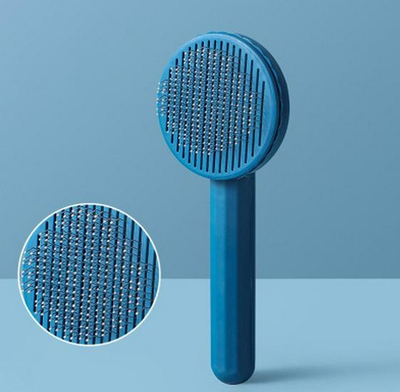 Self-Cleaning Pet Massage Comb for Hair Removal