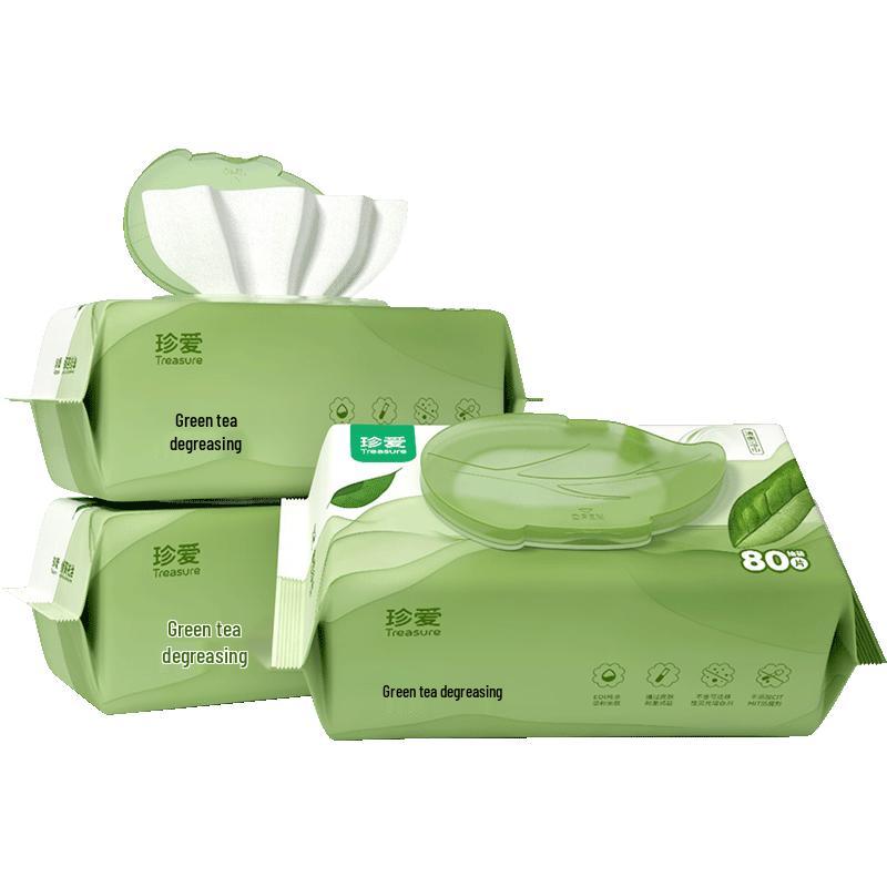 Cherish Green Tea Facial Cleansing Wipes