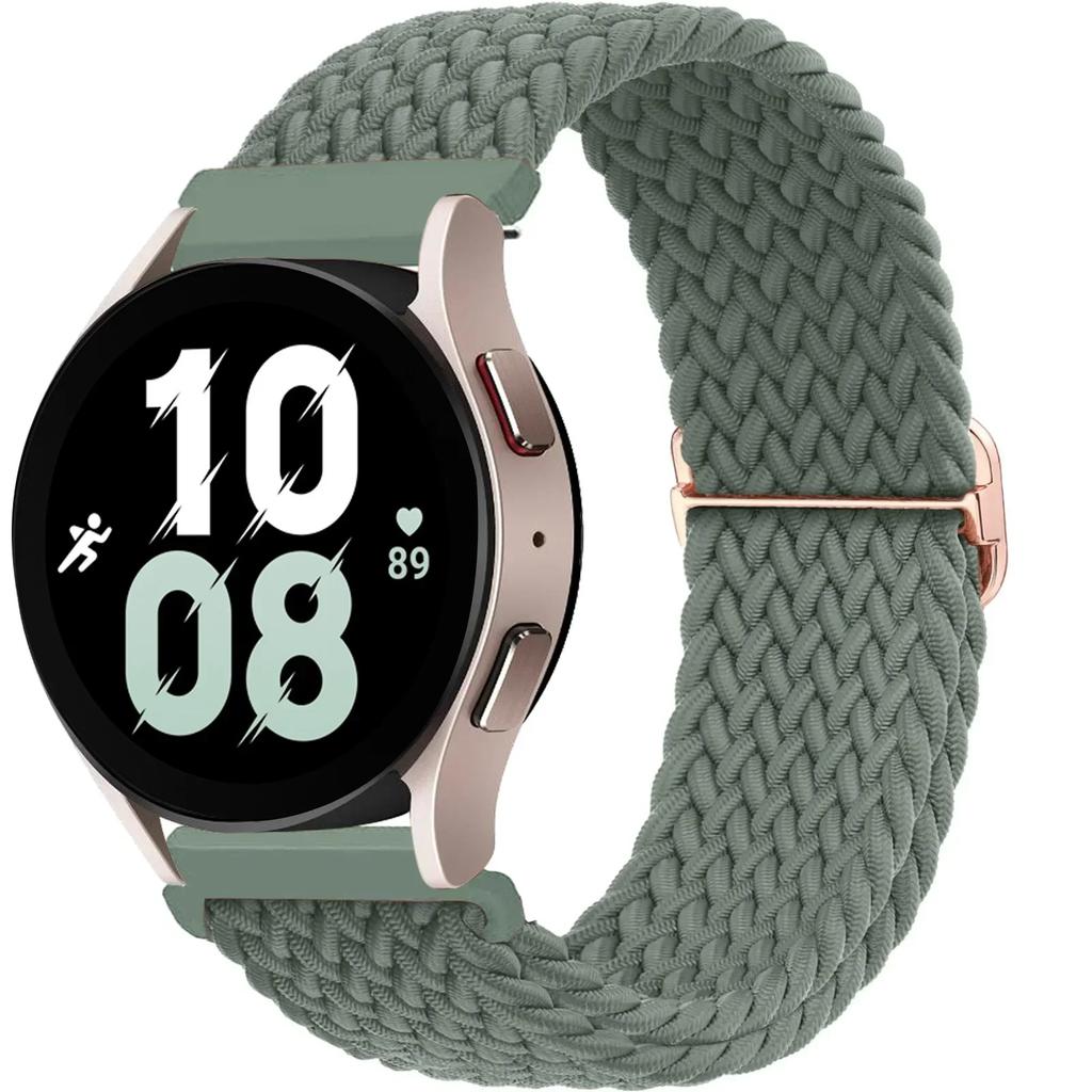 20 22mm Band For Samsung Galaxy Watch 7/6/5 pro/6 Classic/gear s3/active 2 Braided Solo loop bracelet for Huawei GT 2e 3 4 Strap