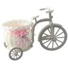 Bike Flower Basket Plant Stand Nostalgic Bicycle Planter Flower Stand Garden Decor for Home Wedding Decoration, Desktop Decoration