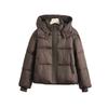New women's winter fluffy short cotton clothes loose small thickened cotton clothes fashionable bread clothes jacket