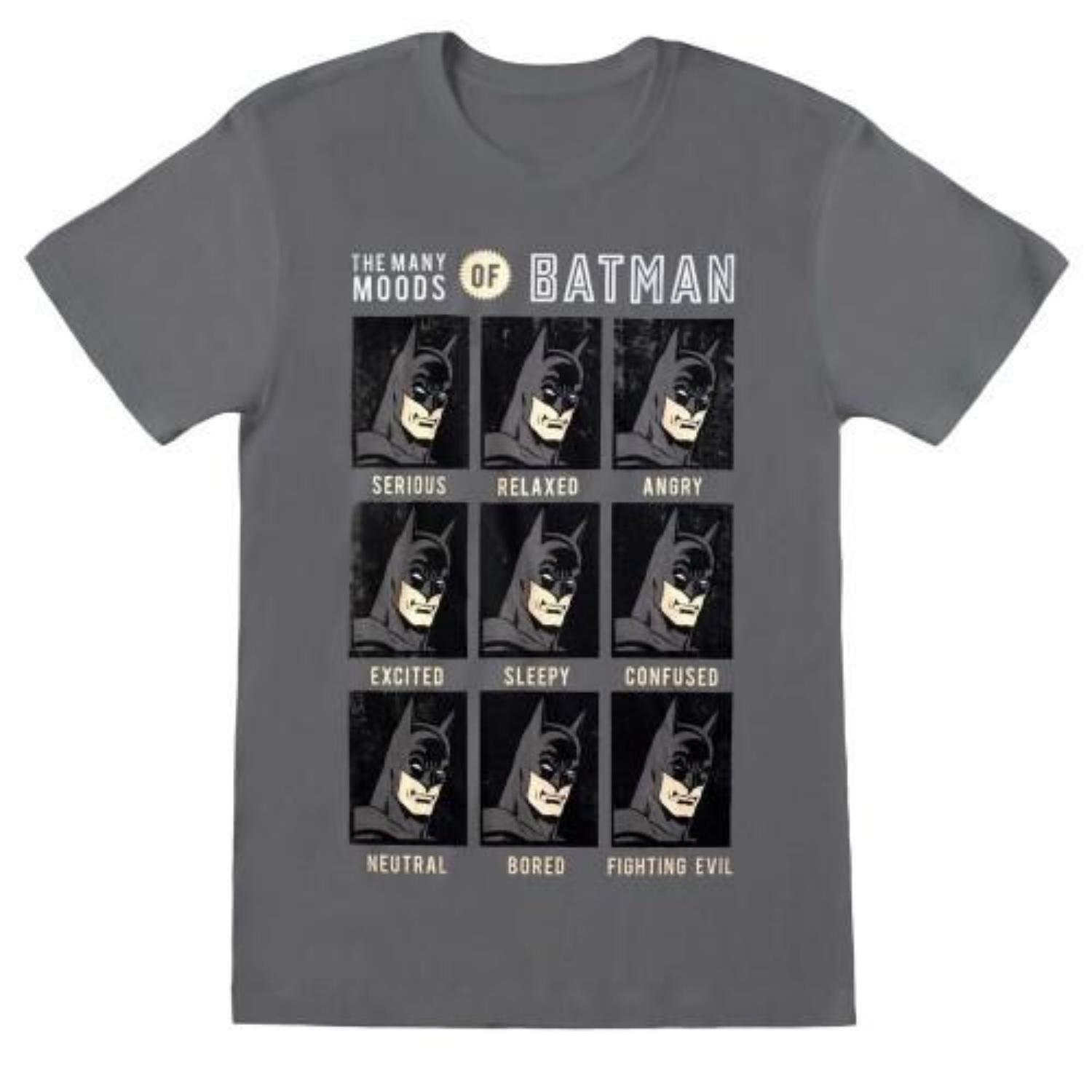 Batman Unisex Adult Moods T-Shirt S