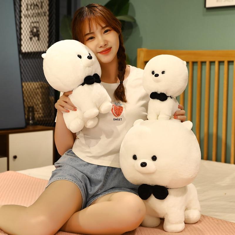 1pc 23 /30 /40cm Lovely Dog Plush Toys Fat Kawaii Hiromi Pillow Stuffed Soft Animal Dolls Fantastic Birthday Gift For Children