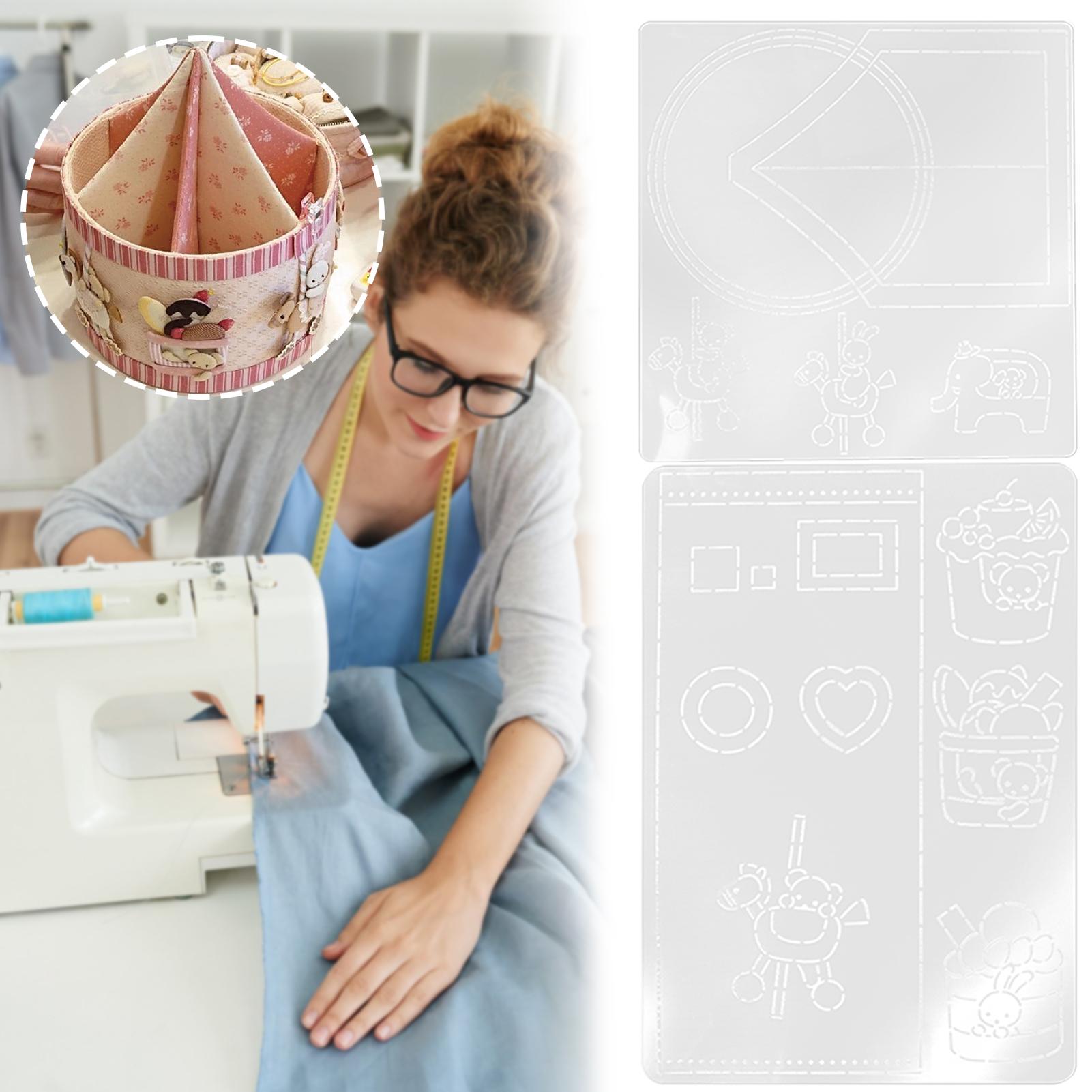 Patchworks Template DIY Carousels 3D Pen Holder Reusable Drawing Template Professional DIY Sewing Tools China Mainland