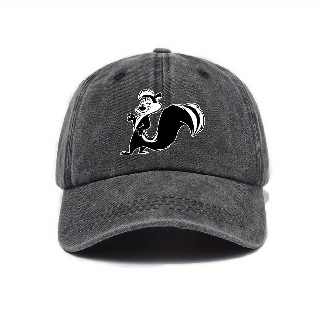 Unisex  Women Adjustable Snapback Baseball Cap with Animal Print  Breathable Unisex Hat Suitable for Outdoor Travel Streetwea