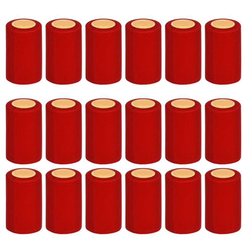100pcs High Quality PVC Shrink Cap for Wine Easy To Apply with Heat for Quality Maintenance and Decorative Look