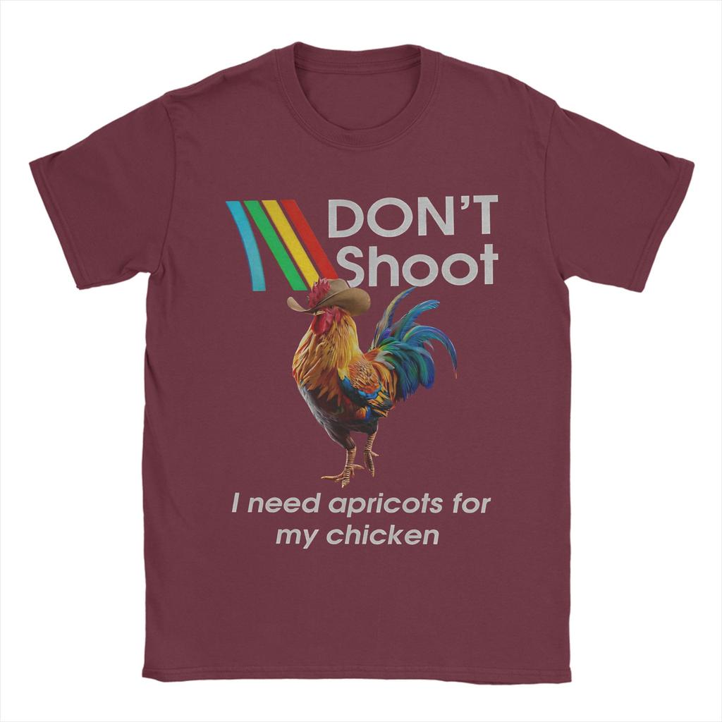 Don Shoot Game Arc Raiders Rooster TShirts Men Vintage Cotton Tees Round Neck Short Sleeve T Shirts Adult Clothing