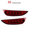 2 Pcs Car Tail Light LED Brake Light Taillight For Hyundai Accent 2012-2017 Hatchback 20 Rear Bumper Lamp