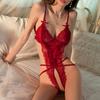 For Women Sexsi Transparent Sexy Lingerie Erotic Underwear Lace Open Crotch Porn Lingerie Set Bodysuit Juguetes Sexuales