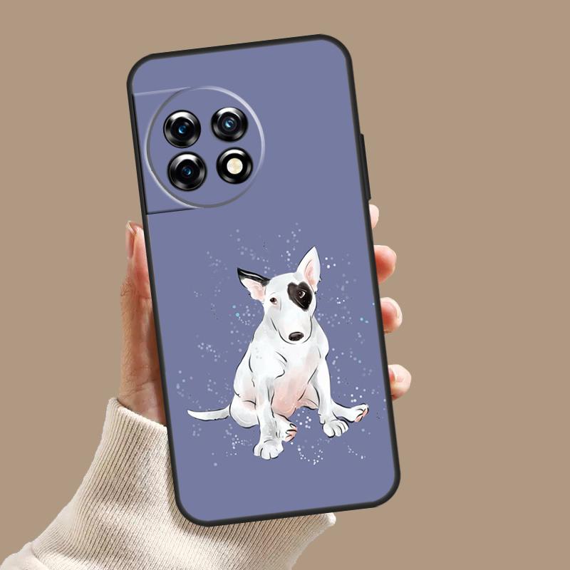English Bull Terrier Dog Case For OnePlus Nord 5 CE 4 3 Lite N20 N30 OnePlus 15 13 12 11 8 9 10 Pro 12R 13T 13R Cover