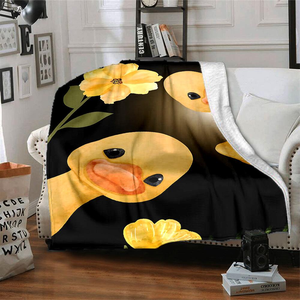 1pc Duck Toy Blanket Warm,Perfect for Camping And Travel, Making It a Great Gift for Any Season yy250904201