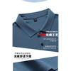 Men Seamless Solid Color Light Business Breathable Short Sleeve Polo Shirt