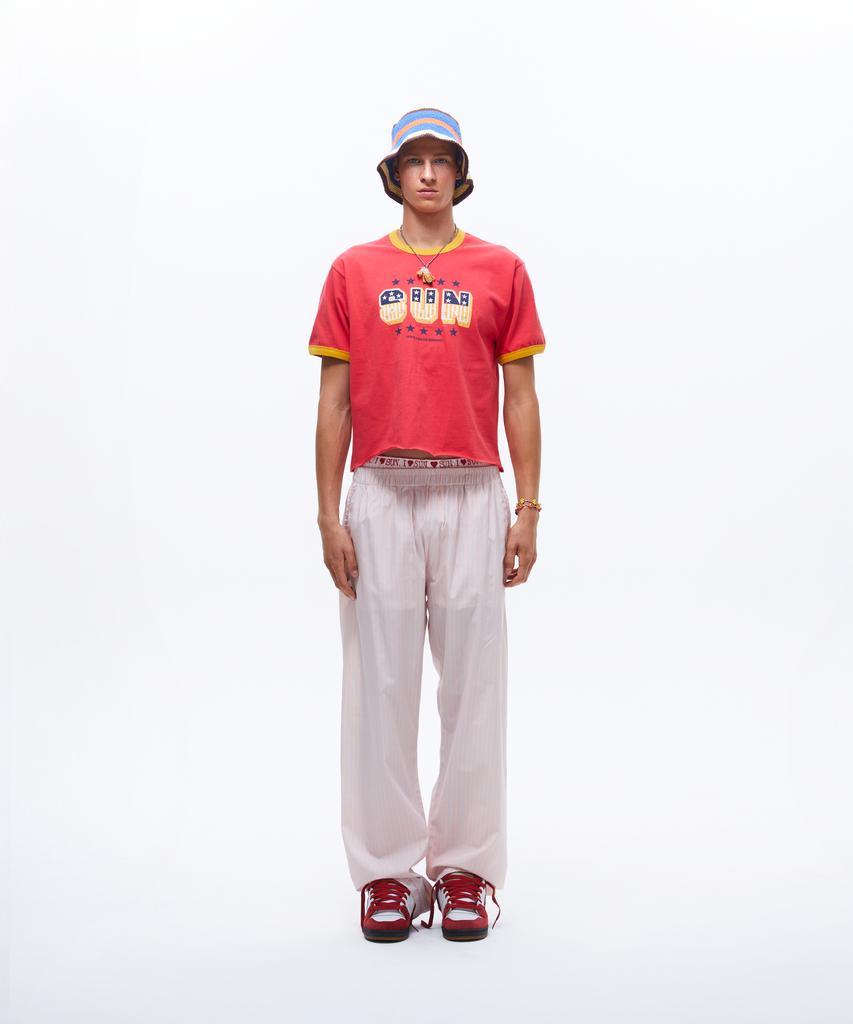 SUNDAY FRUIT MARKET Beach Stripe Pant Pink