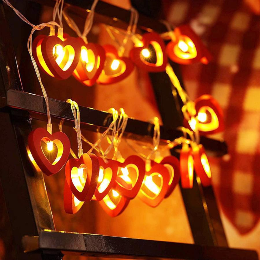 LED Love Lantern String Valentine's Day Atmosphere Bedroom Festival Romantic Girl Proposal Scene Decoration Lights