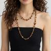 Böhmische Lange Halskette Stapelbare Kette Choker Modeschmuck Zubehör Damen Mädchen